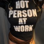 Charlie XCX Hot Person At Work shirt
