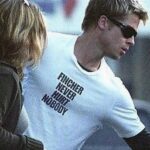 Fincher Never Hurt Nobody shirt Brad Pitt