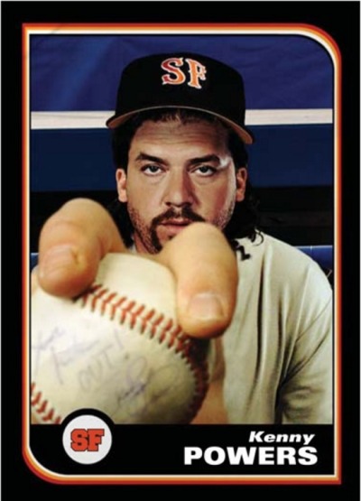 Kenny Powers Baseball Card