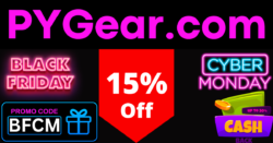PYGear.com Black Friday Cyber Monday