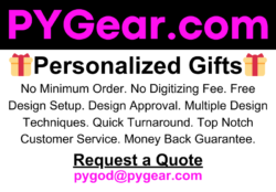 PYGear.com Personalized Gifts (Take 2)