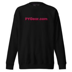 PYGear.com Embroidered Premium Sweater (front view)