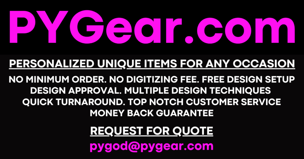 PYGearcom Personalized Items