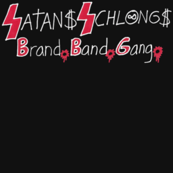 Satans Schlongs Logo & Tagline T-Shirt
