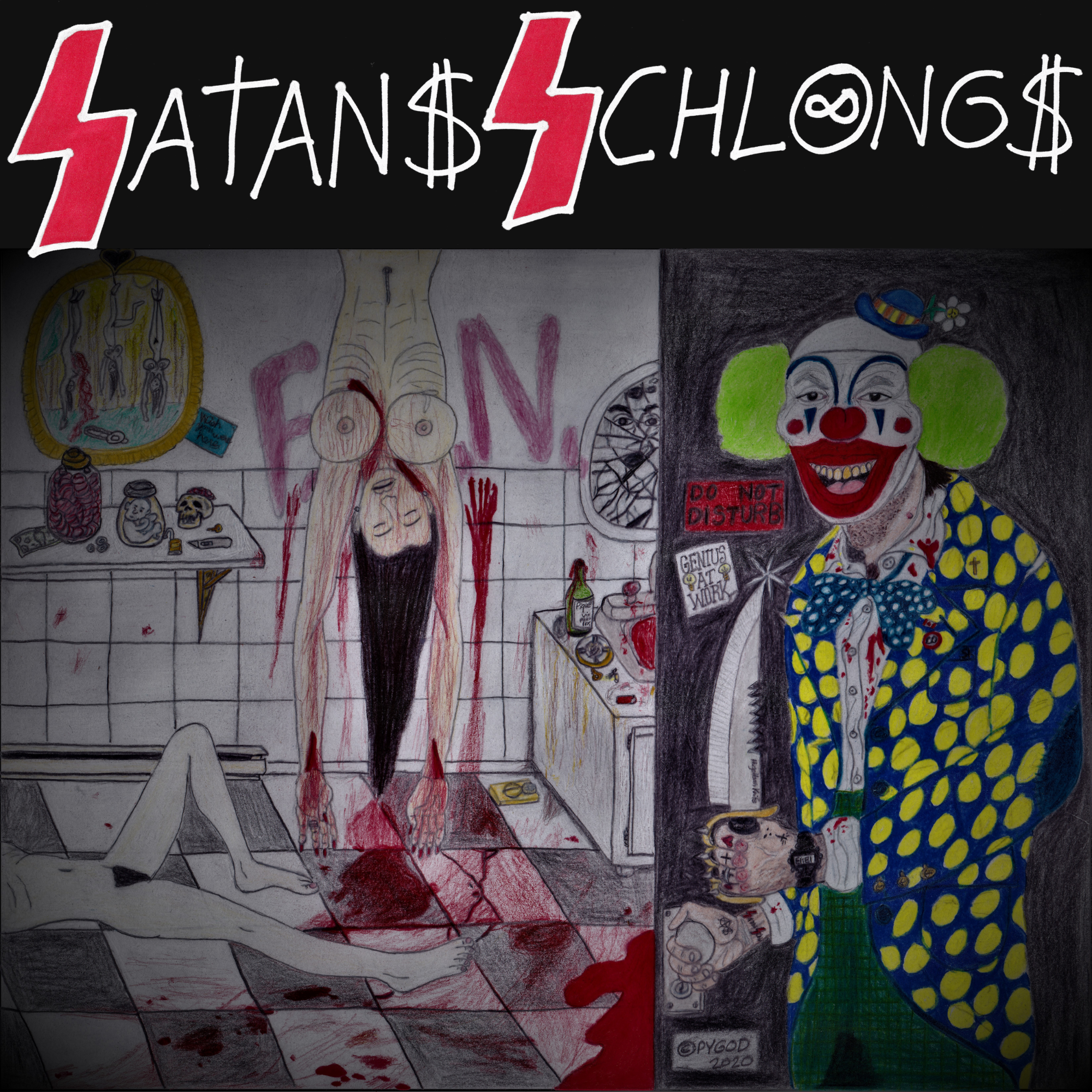 Sycho Clown - Satans Schlongs T-Shirt