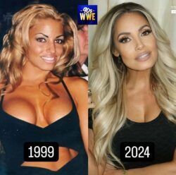 Trish Stratus then and now 1999 to 2024