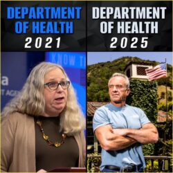 US Department Of Health 2021 vs 2025 meme