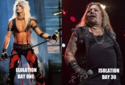 Vince Neil then and now