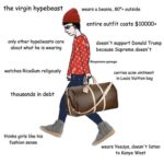 Virgin Hypebeast - Streetwear Memes