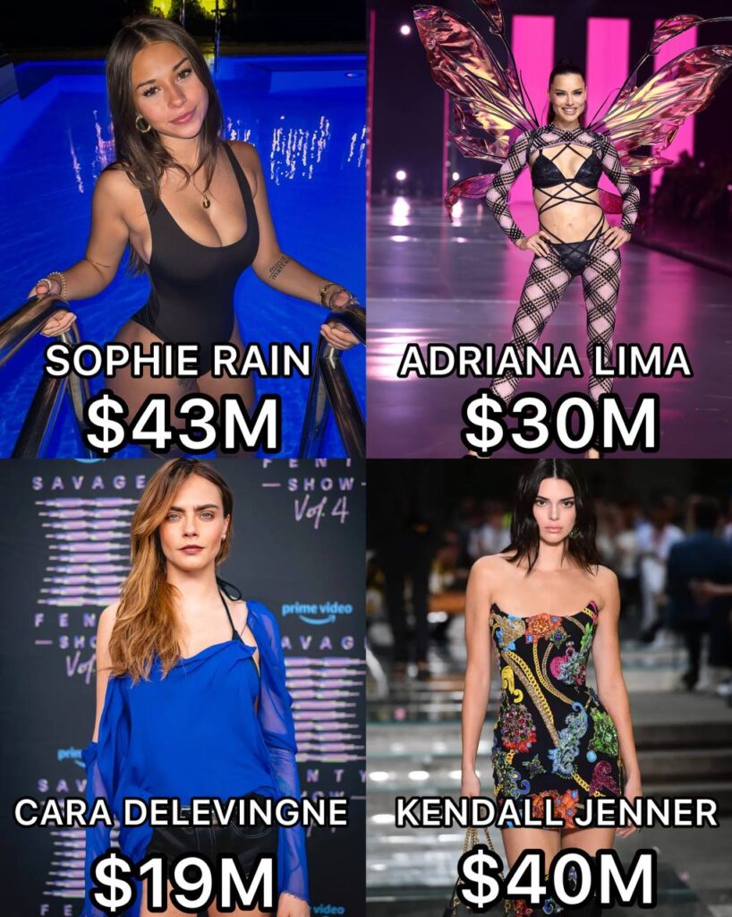 We live in a world where OnlyFans models like Sophie Rain are making more than actual runway models