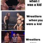 Wrestlers when I was a kid vs Wrestlers now
