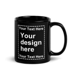 PERSONALIZED BLACK COFFEE MUG - We Do It For You