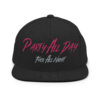 Party All Day - Fuck All Night Embroidered Snapback Hat