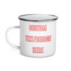 Personalized CUSTOM Enamel Camp Mug