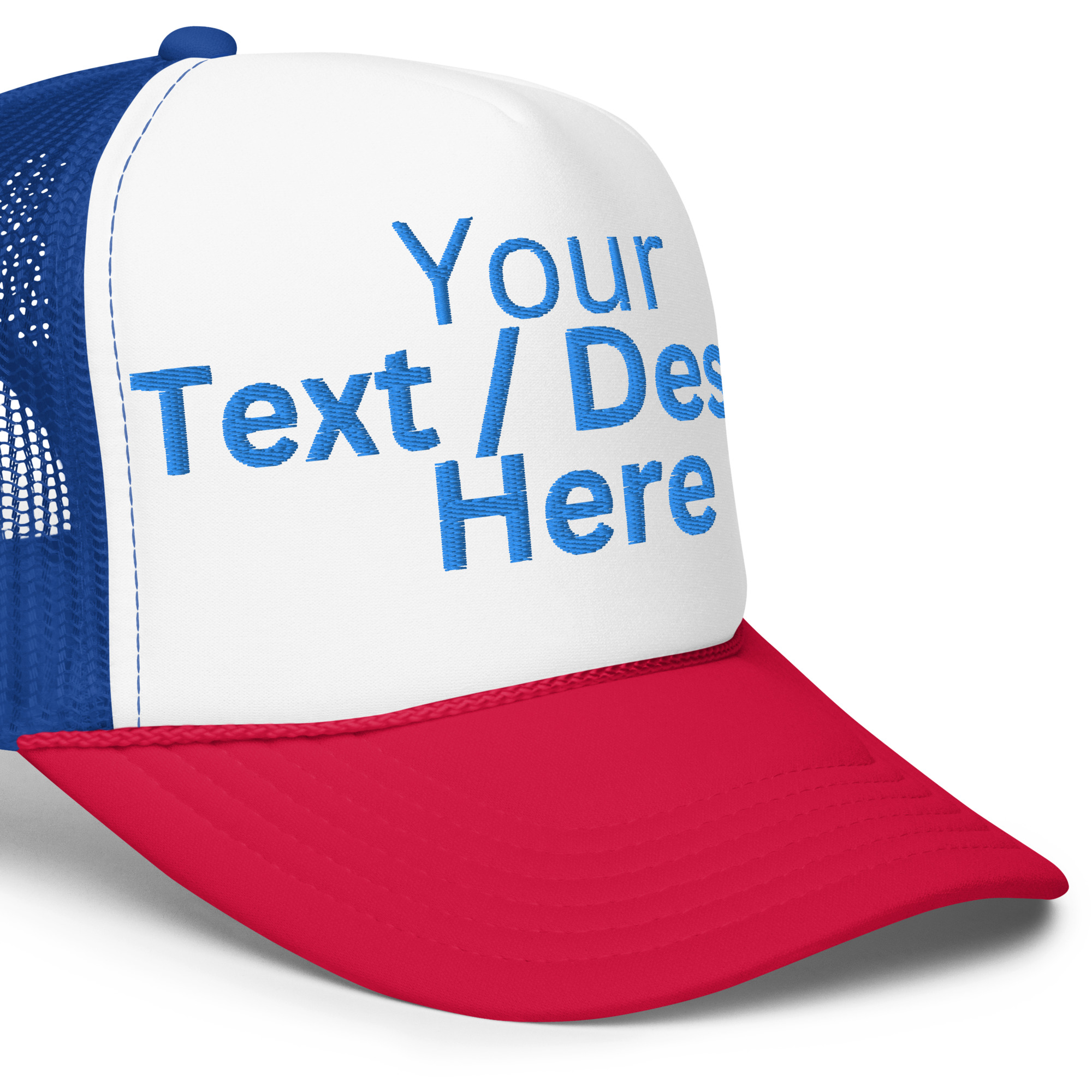 CUSTOM EMBROIDERED TRUCKER HAT - We Do It For You - Image 2