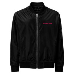 PYGear.com Premium Recycled Bomber Jacket (XS-3XL)