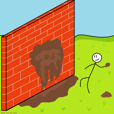throwing shit to the wall to see if its stick strategy
