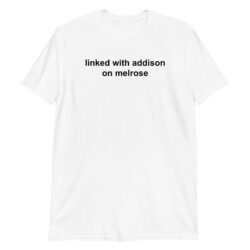 Charli XCX ‘linked with addison on melrose’ Unisex T-Shirt