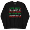 Dear Santa All I Want Is A Fat Bank Account And A Skinny Body Please Don't Mix It Up Again Like Last Year Ugly Christmas Sweater