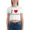 I Love Policemen Crop Top