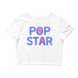 Charli XCX POP STAR Crop Top Shirt