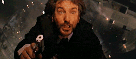 Die Hard villain death Hans Gruber