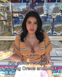 For some reason I'm craving Oreos and MILF - Boobs tits