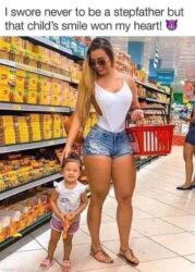 I swore never to be a stepfather but that child's smile won my heart