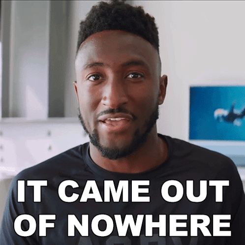 It Came Out Of Nowhere Marques Brownlee GIF (2)
