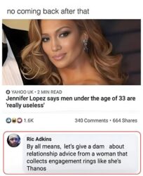 Jennifer Lopez relationship advices