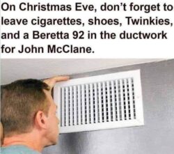John McClane Christmas Eve meme
