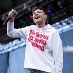 Louis Tomlinson thank you print hoodie