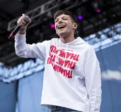 Louis Tomlinson thank you print hoodie
