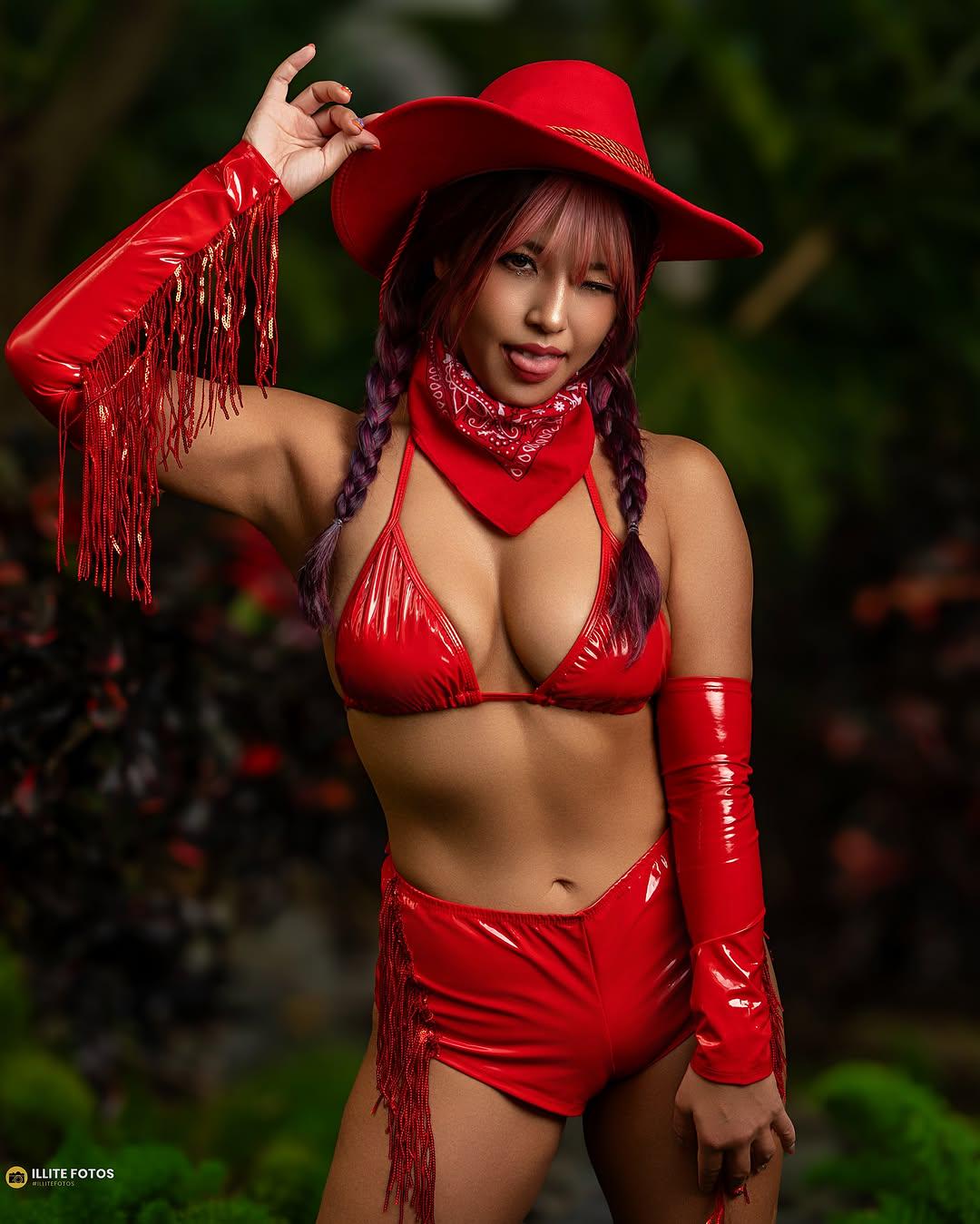 Mina Shirakawa sexy cowgirl