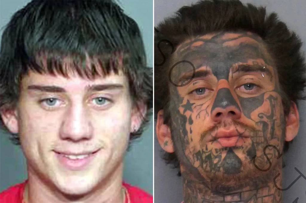 Mugshot Face Tattoos meme