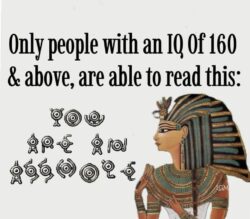 Only people with an IQ of 160 and above are able to read this