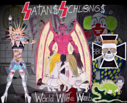 A weird collage of the Artworks I've done at the end of 2020. It was the beginning of Satans Schlongs The Art of PYGOD. Too much nudity and violence for the shitheads and algorithms of facebook and instagram. You will only see the real good stuff here on SatansSchlongs.com