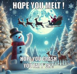 Snowman vs Santa Claus