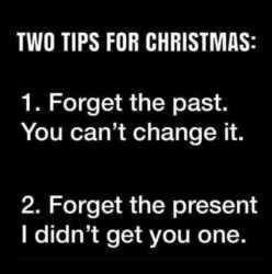 TWO TIPS FOR CHRISTMAS