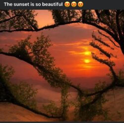 The sunset is so beautiful - hardcore porn illusion