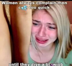 Women always complain men cum too quick until they give a blowjob