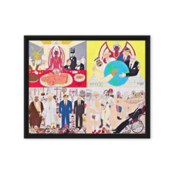 THE FOUR OLIGARCHS (ILLUMINATI) SAGA Framed Canvas Print (20″x16″) Ready to Hang