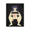 LA VEUVE NOIRE Framed Canvas Print (18″x24″) Ready to Hang