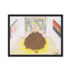 ART MODERNE Framed Canvas Print (32″x24") Ready to Hang