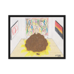 ART MODERNE Framed Canvas Print (32″x24") Ready to Hang
