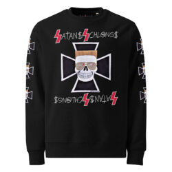 SATANS SCHLONGS Iron Cross Sweatshirt | Unisex PREMIUM 100% ORGANIC Sweatshirt (S-2XL)