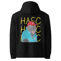HASC Horny Ape Social Club (Full Patch) Unisex PREMIUM 100% ORGANIC Hoodie (S-2XL)