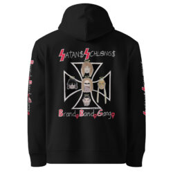 SATANS SCHLONGS Iron Cross Logo (Full Patch) Unisex PREMIUM 100% ORGANIC Hoodie (S-2XL)