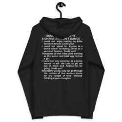 SOME REASONS WHY A CHRISTIAN WON'T DANCE Zipper Hoodie