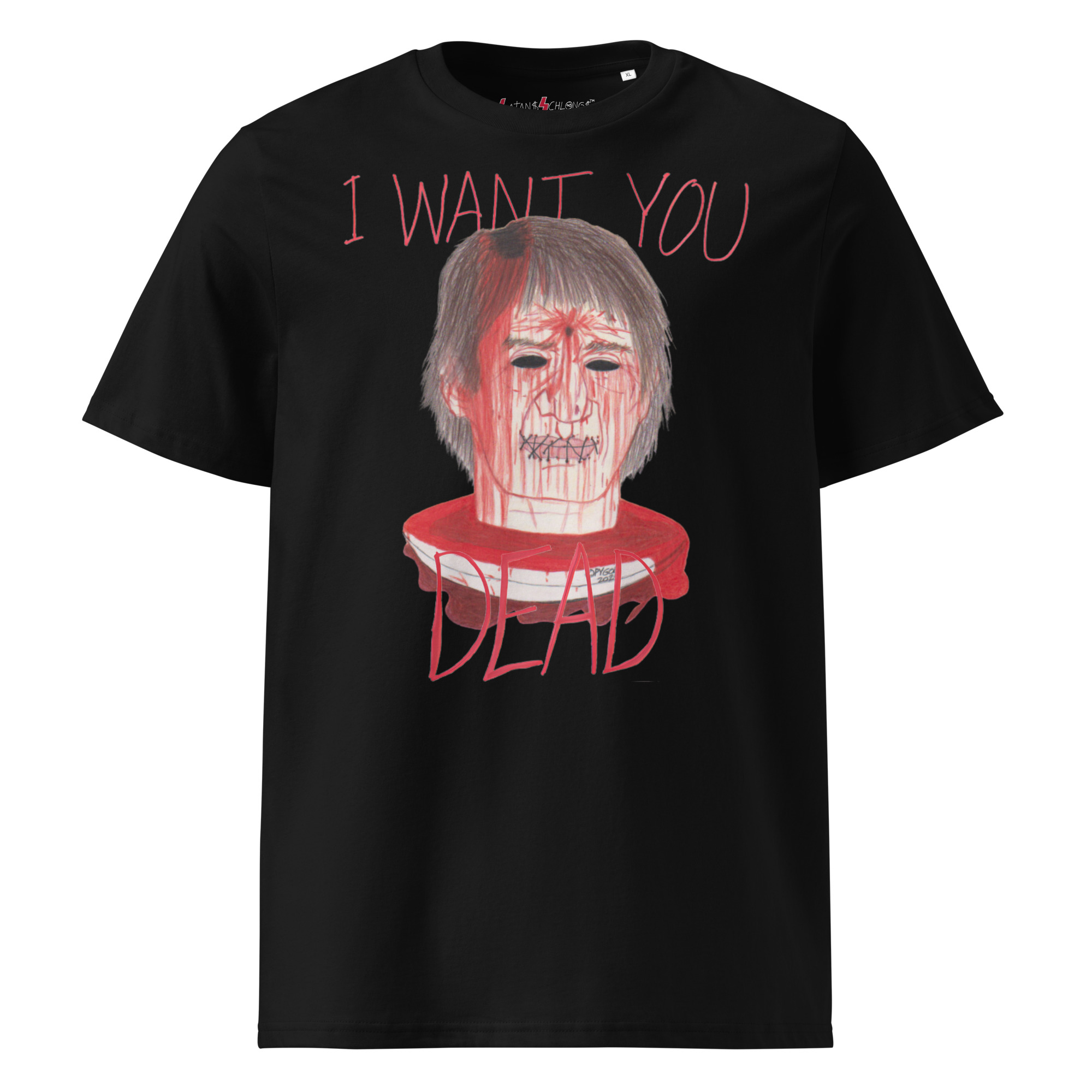 HATE - I Want You DEAD Unisex PREMIUM 100% ORGANIC T-Shirt (S-5XL) - Image 2